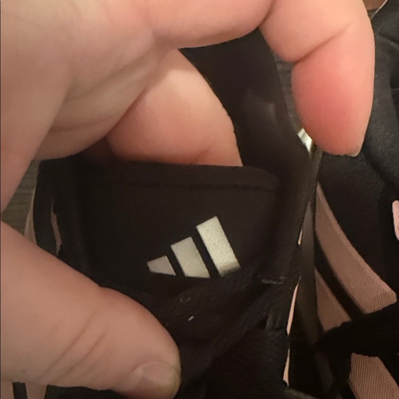 adidas Kids Black and Pink Sneakers - Picture 7 of 7